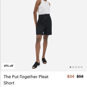 Everlane Put Together Pleat Short